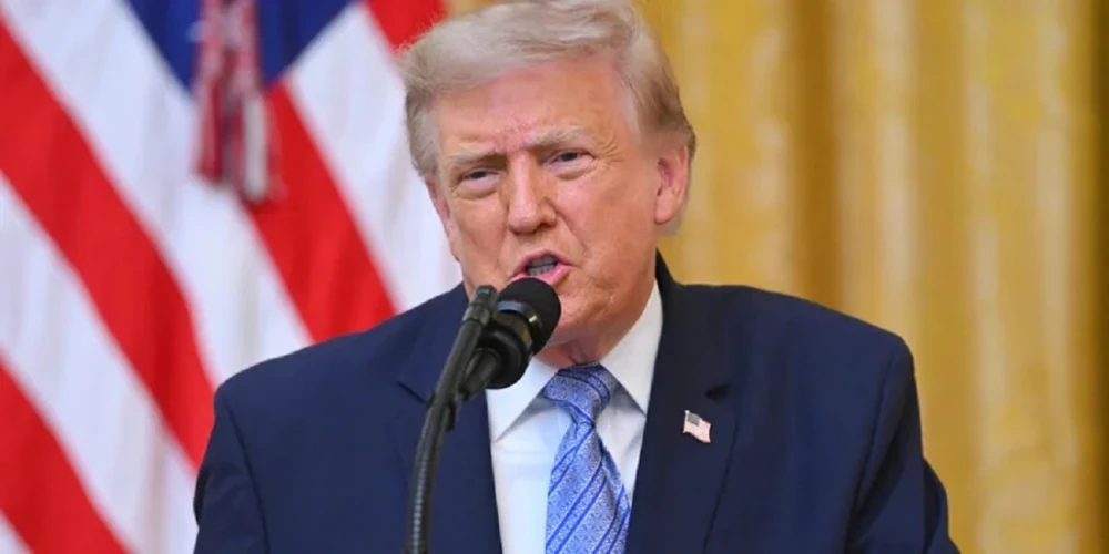 Дональд Трамп та символічне зображення митних переговорів між США та Канадою