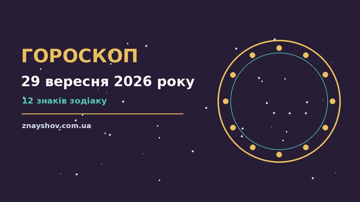 Гороскоп на 29 вересня 2026 року: ключові моменти дня про можливості й обережність