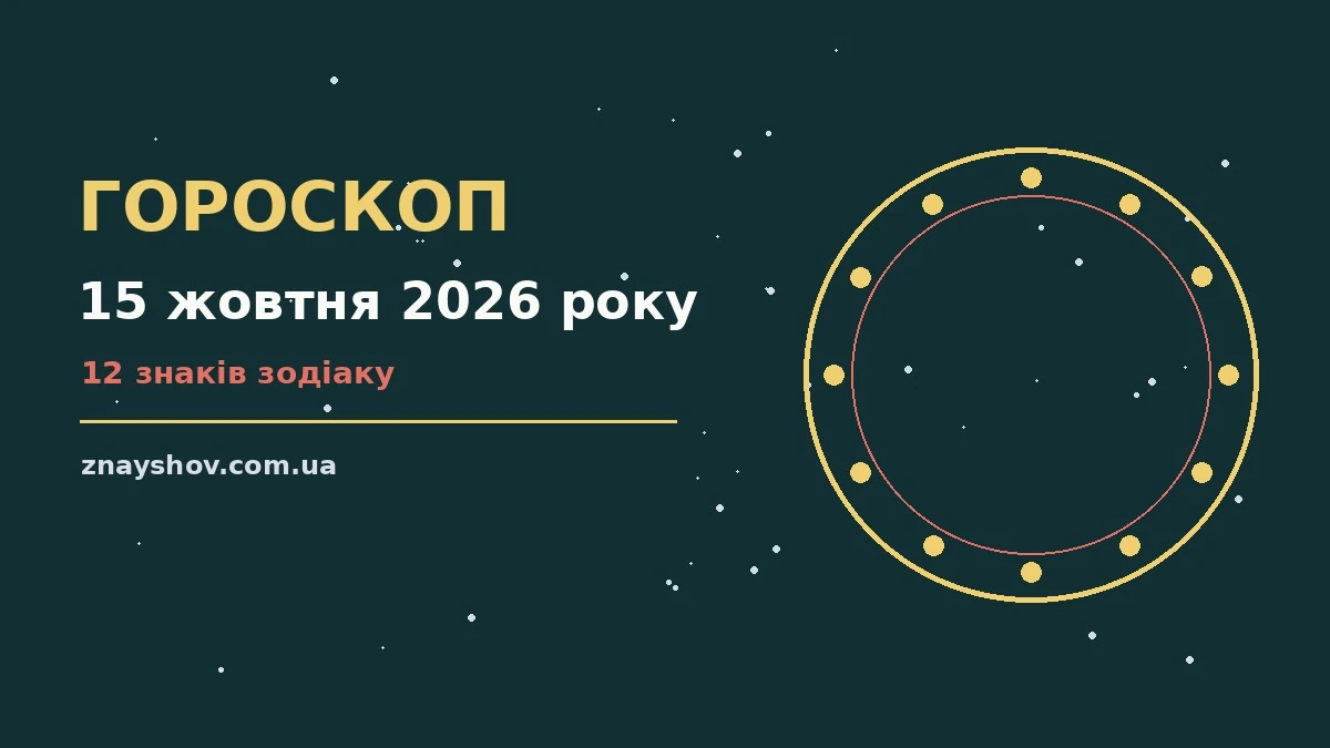 Гороскоп на 15 жовтня 2026 року: ключові моменти дня про можливості й обережність
