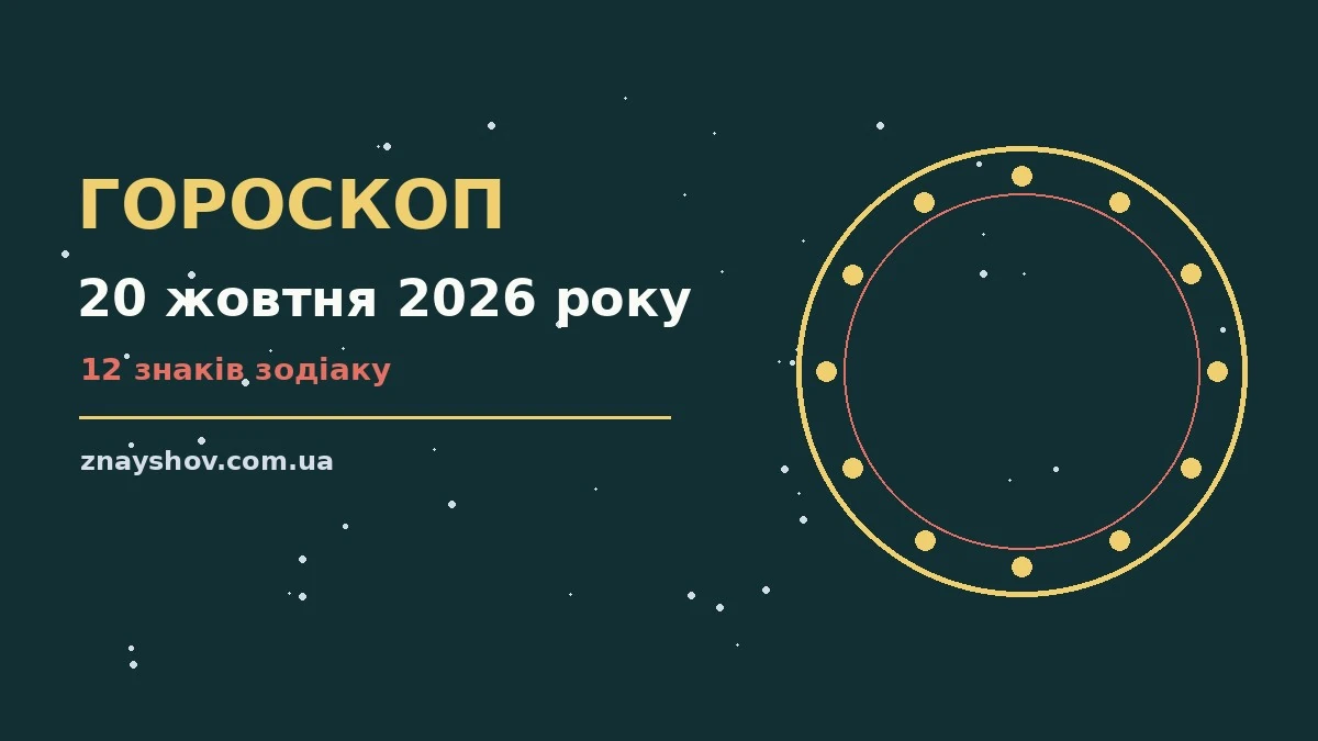 Гороскоп на 20 жовтня 2026 року: ключові моменти дня про можливості й обережність