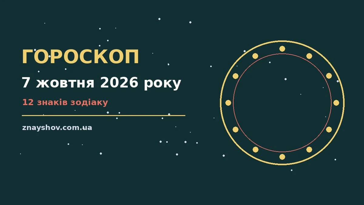 Гороскоп на 7 жовтня 2026 року: ключові моменти дня про можливості й обережність